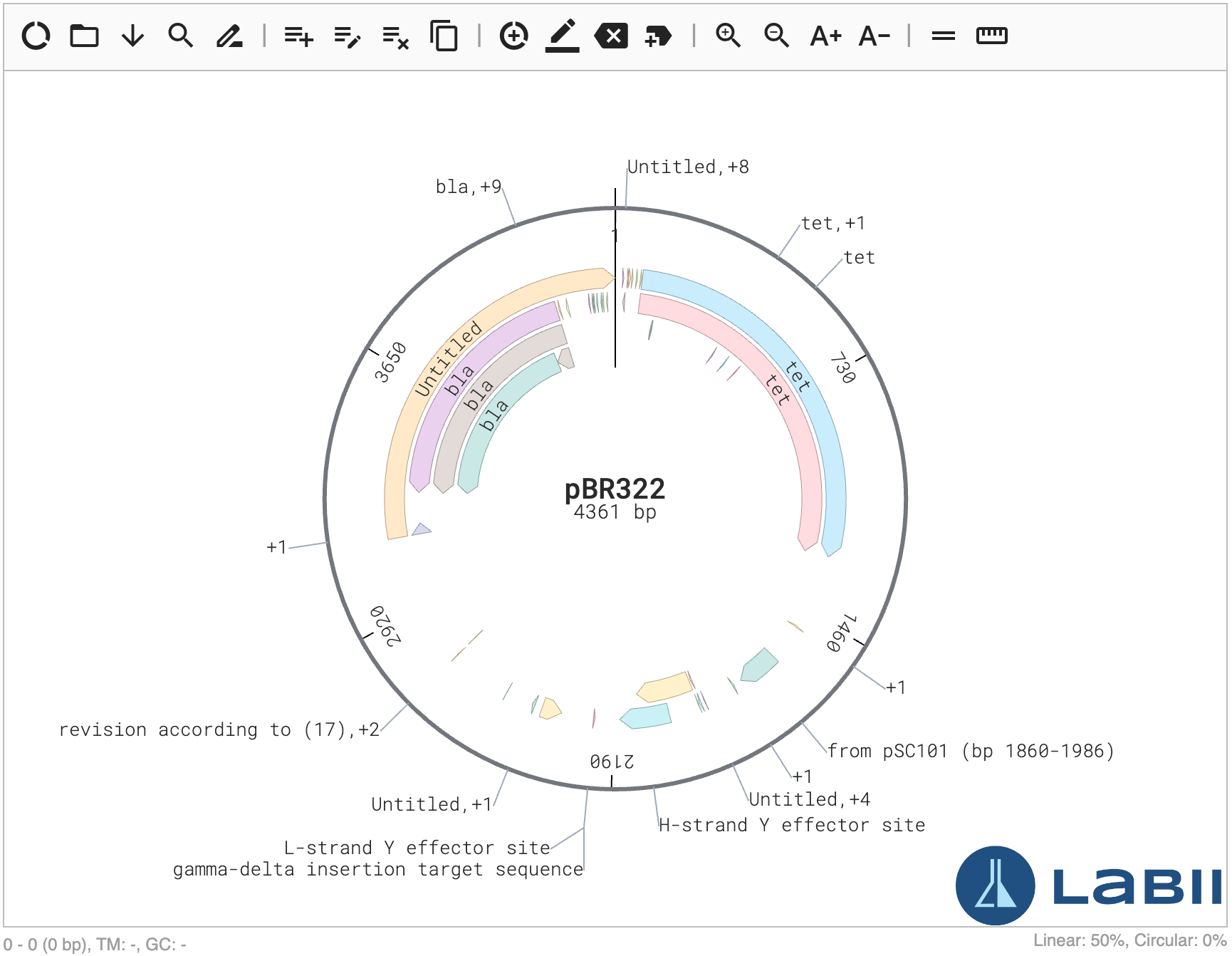 Plasmid Editor 小插件的只读视图