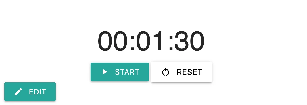 Timer 小插件的只读视图