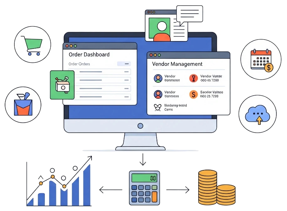 Purchase order and cost tracking